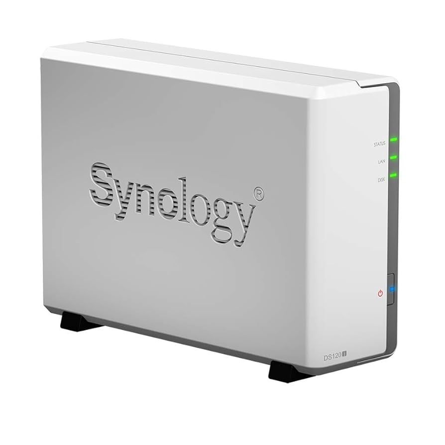 新品未使用 4TB HDD付　Synology DS120j NAS ホワイト Amazon.com: Synology DiskStation DS120j NAS Server, Marvell